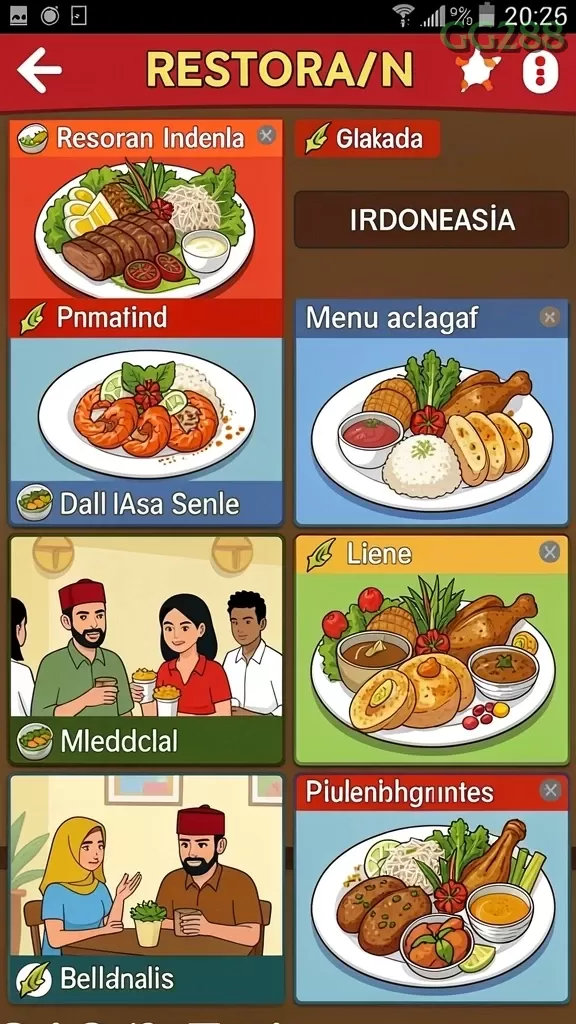 Cuplikan layar VGOWIN — aktivitas